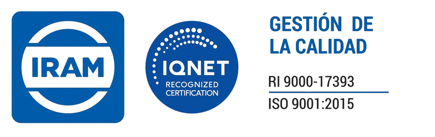 Sello ISO 9001 IRAM IQNet